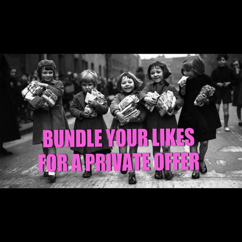 Bundle Your Likes To Save On Items AND Shipping!